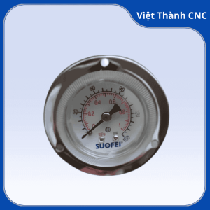 Đồng hồ hiển thị áp suất 40/50 máy dán cạnh