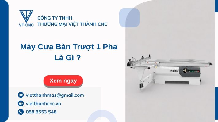 máy cưa bàn trượt 1 pha