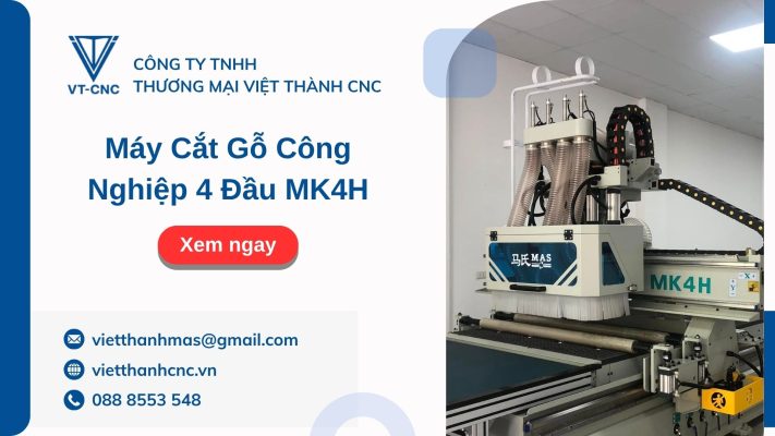 Máy Cắt Gỗ Công Nghiệp 4 Đầu MK4H