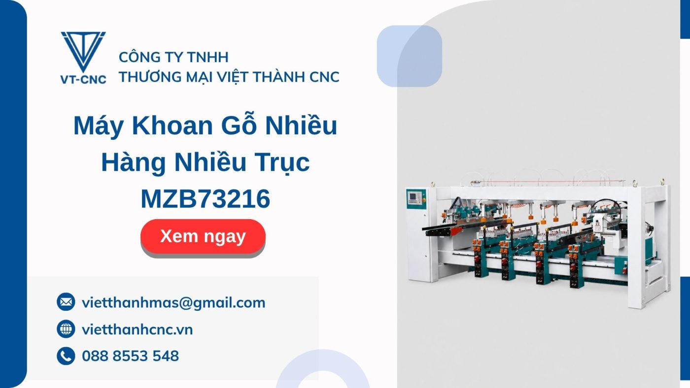 Máy Khoan Gỗ Nhiều Hàng Nhiều Trục MZB73216