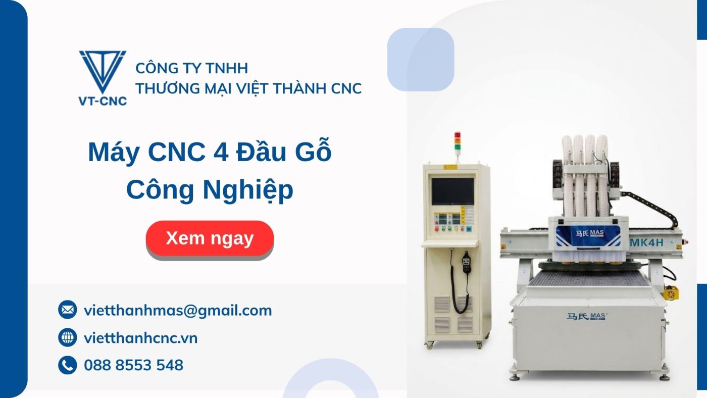 Máy cnc 4 đầu