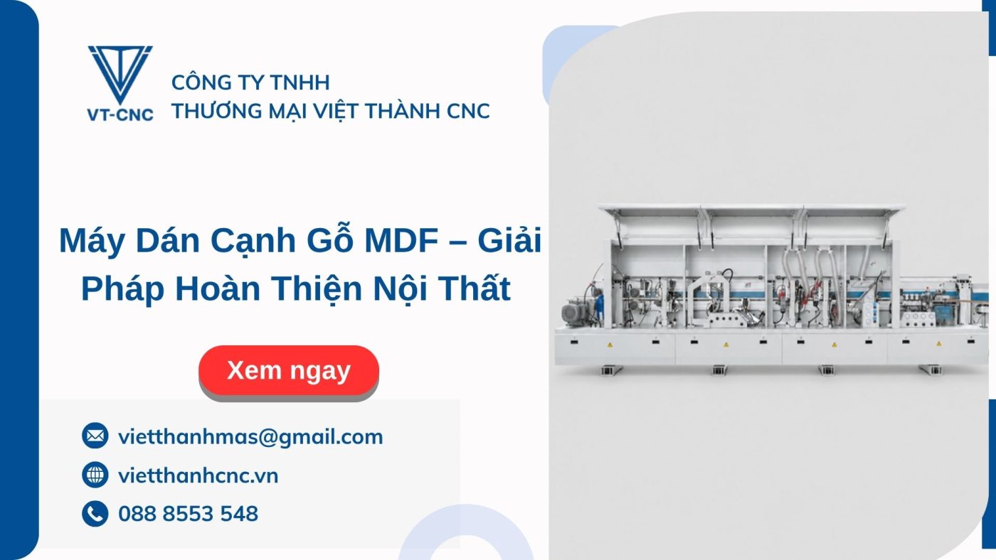 Máy dán cạnh gỗ MDF