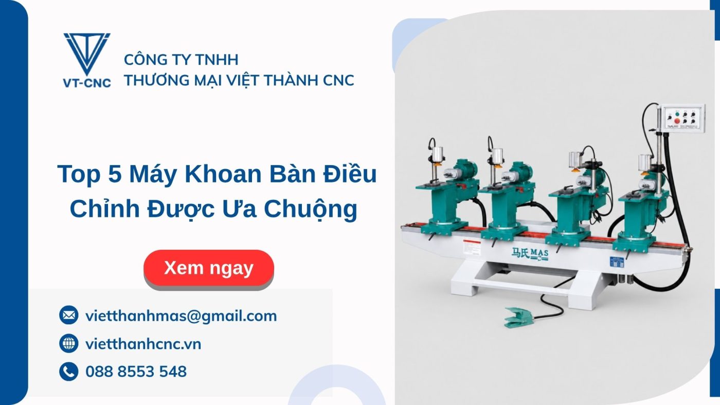 Máy khoan bàn điều chỉnh