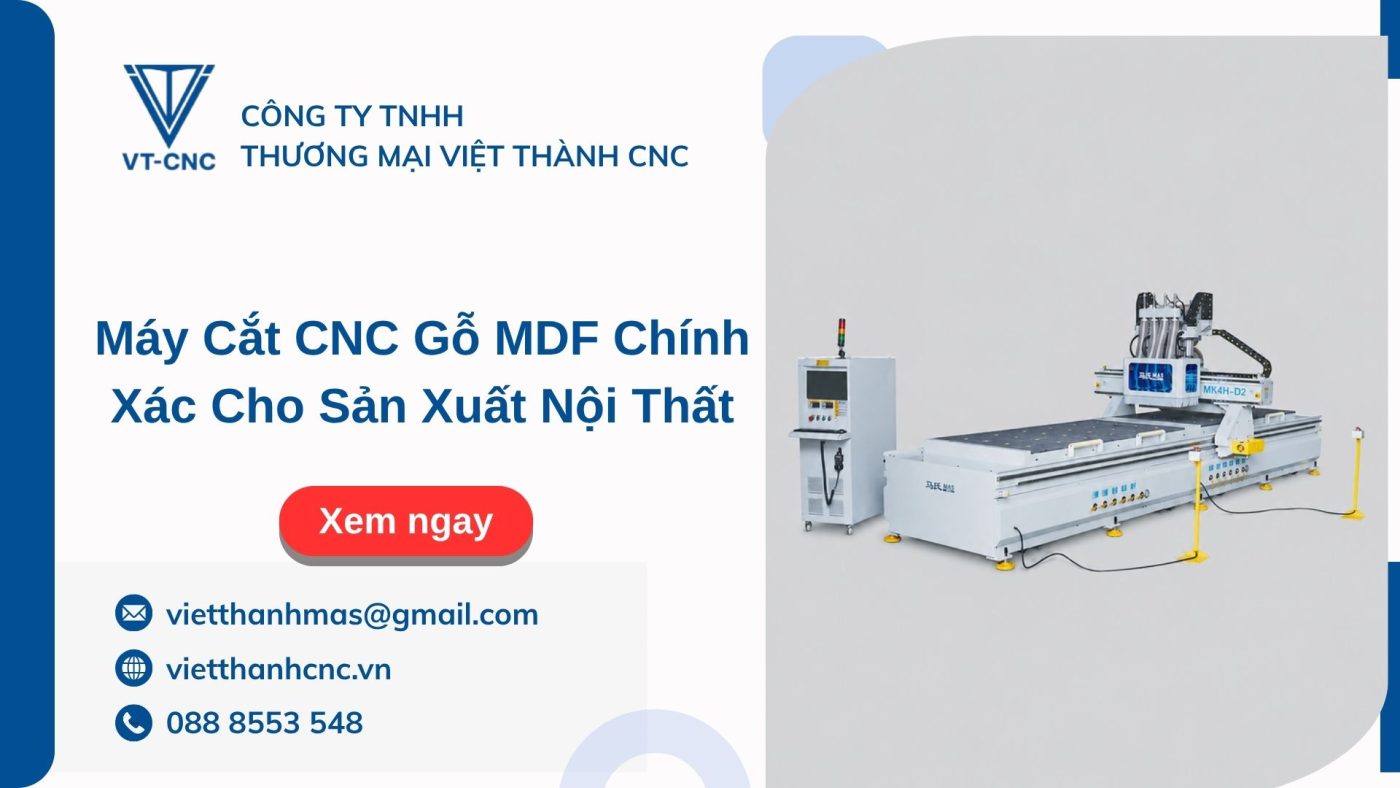 Máy cắt CNC gỗ MDF