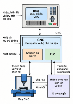 Máy cnc là gì cấu tạo nguyên lý hoạt động cnc